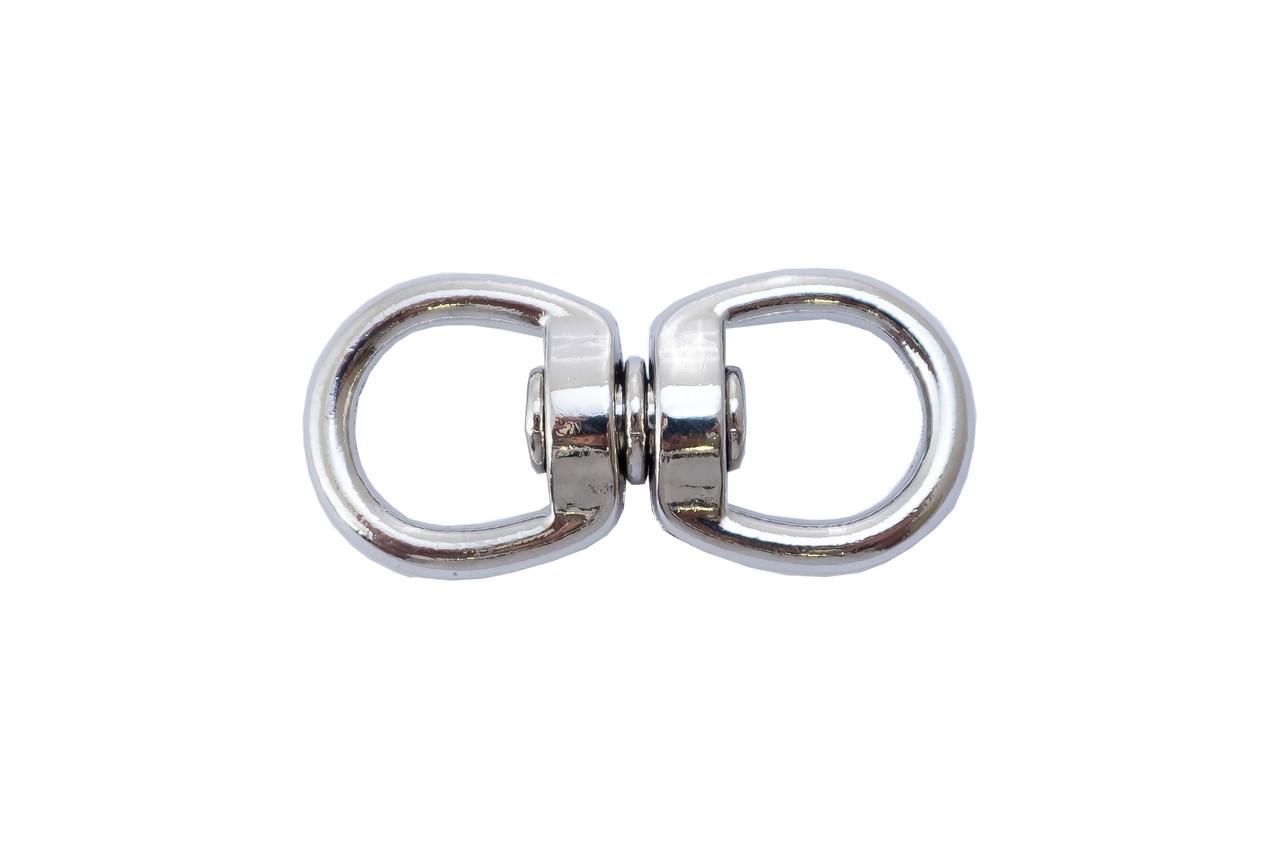 Вертлюг кольцо-кольцо Apro - 4 мм никель