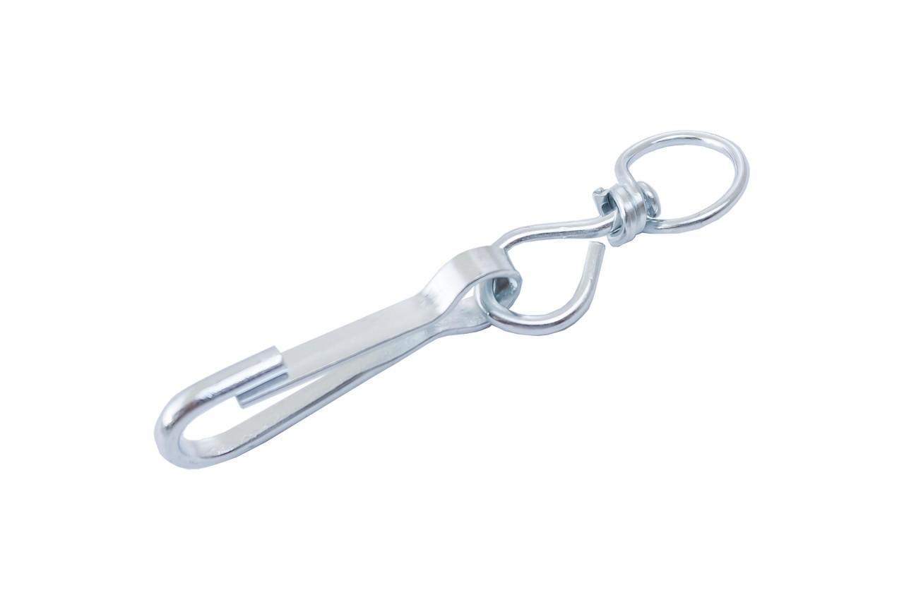 Карабин пружинный с вертлюгом Apro - 60 мм