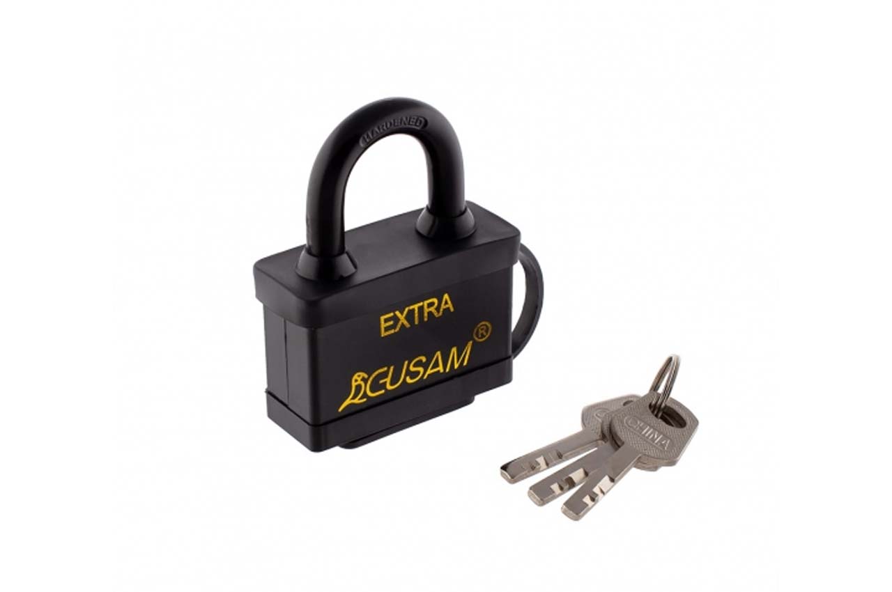 Замок підвісний FZB - 50 мм Extra, чорний