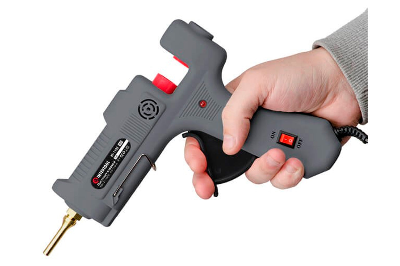 Пистолет клеевой Intertool - 11,2 мм x 90 Вт