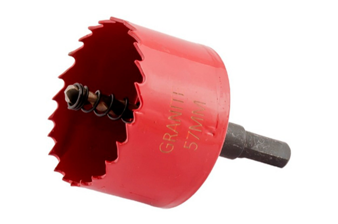 Сверло корончатое Granite - 57 мм биметаллическое