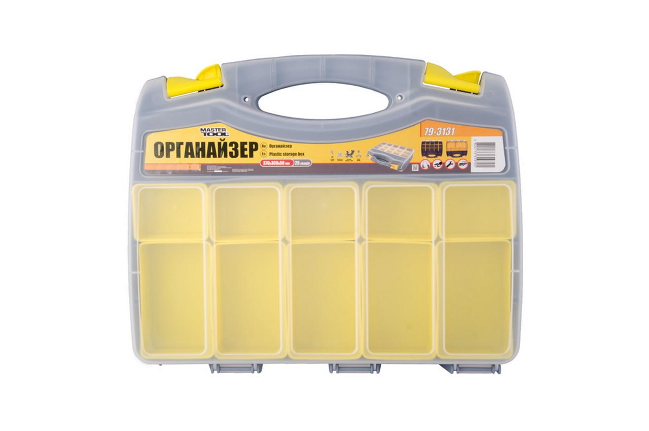 Органайзер Mastertool - 15" 370 х 300 х 80 мм 2-в-1