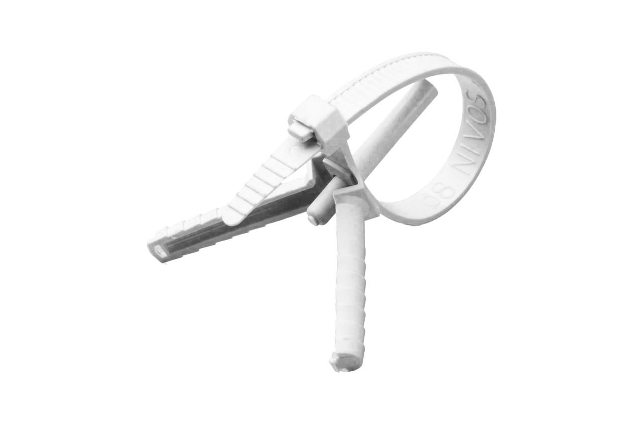 Хомут с дюбелем Apro - 10 x 140 мм (100 шт.)