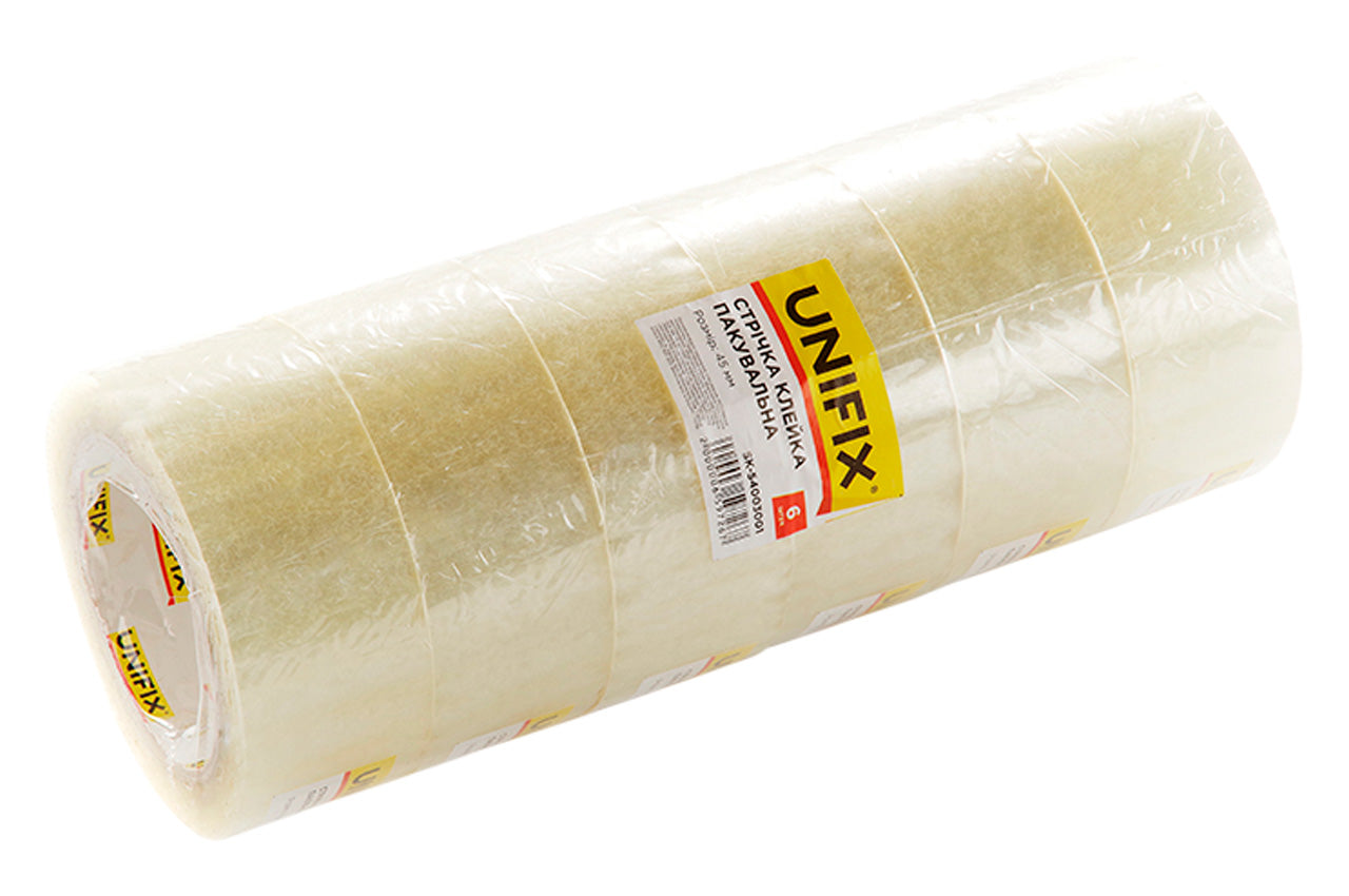 Скотч Unifix - 45 мм x 120 м x 40 мкм, прозрачный