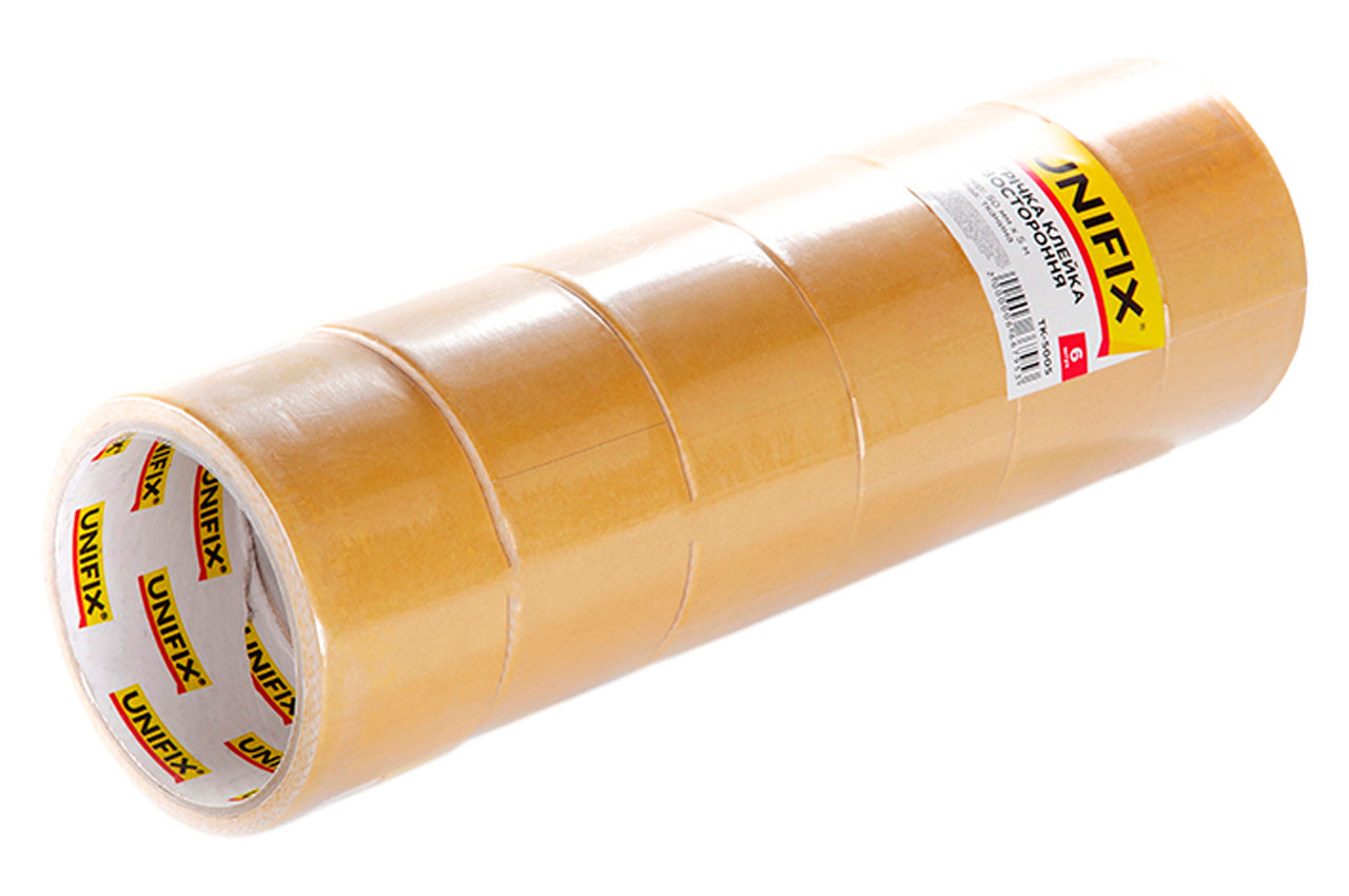 Скотч двухсторонний Unifix - 50 мм x 5 м ткань