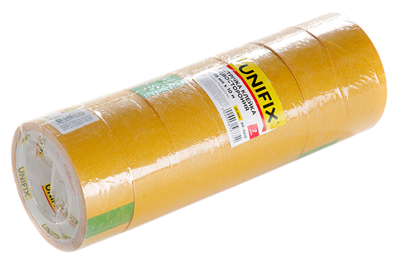 Скотч двухсторонний Unifix - 38 мм x 10 м полипропилен