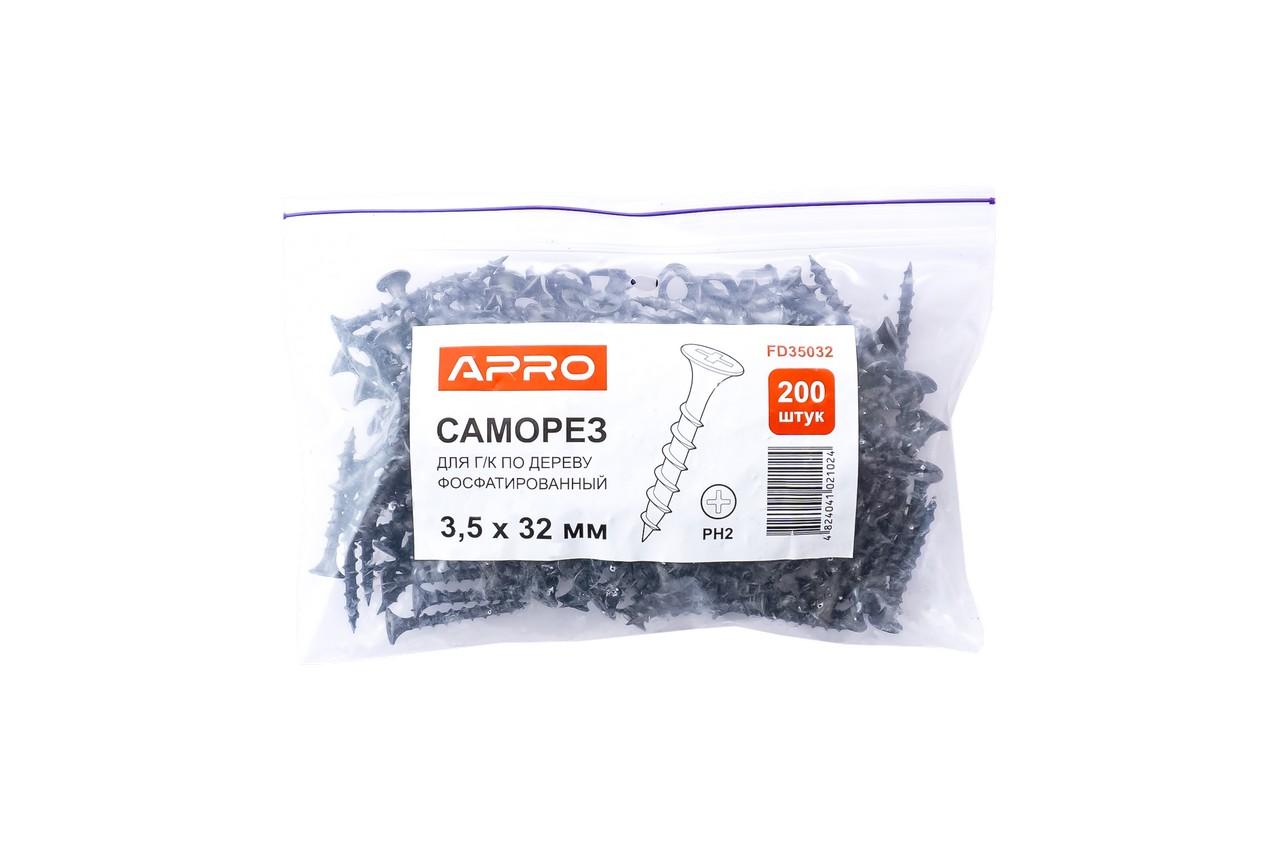 Саморез по дереву Apro - 3,5 x 32 мм (200 шт.)