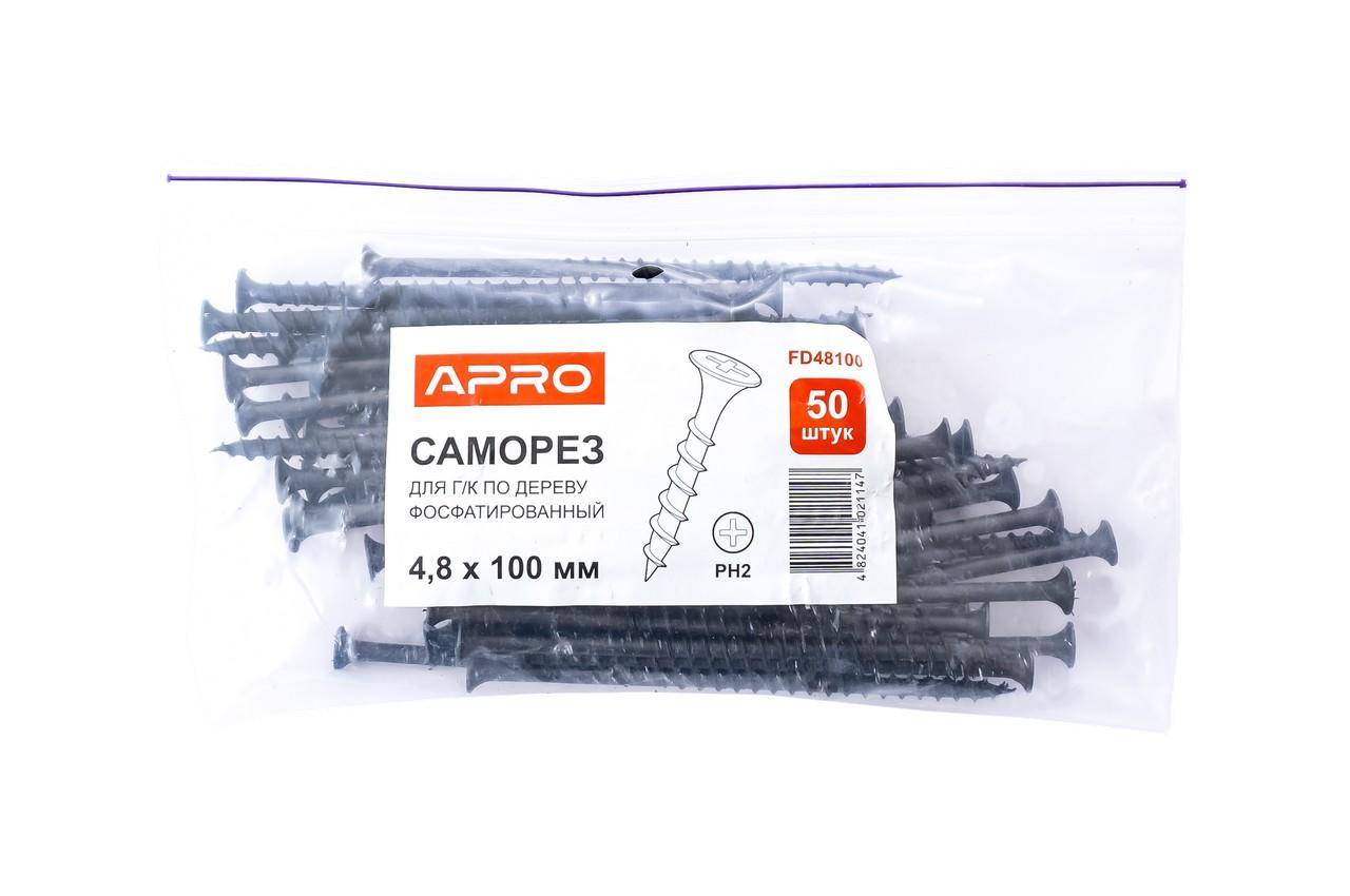 Саморез по дереву Apro - 4,8 x 102 мм (50 шт.)