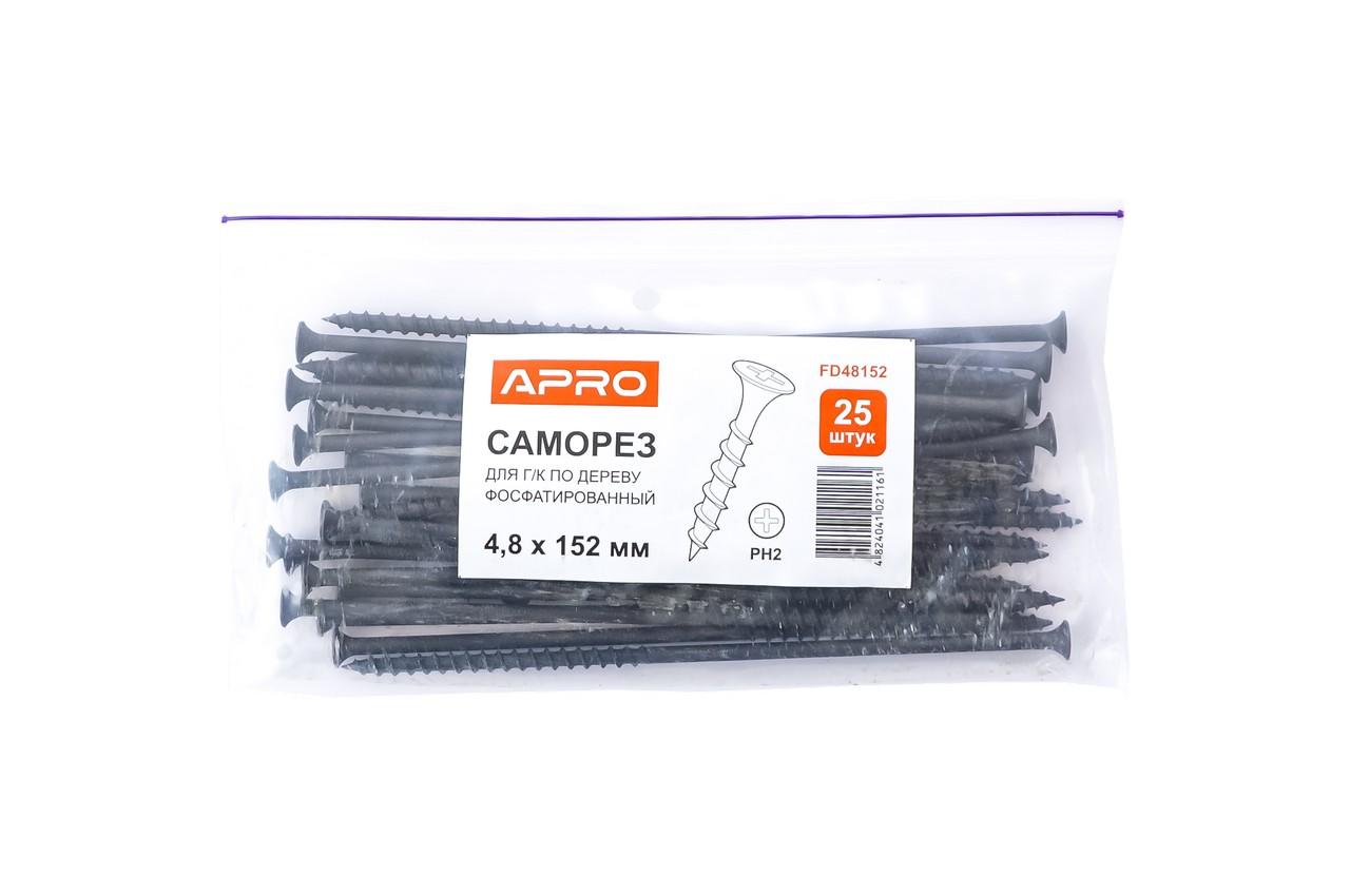Саморез по дереву Apro - 4,8 x 152 мм (25 шт.)