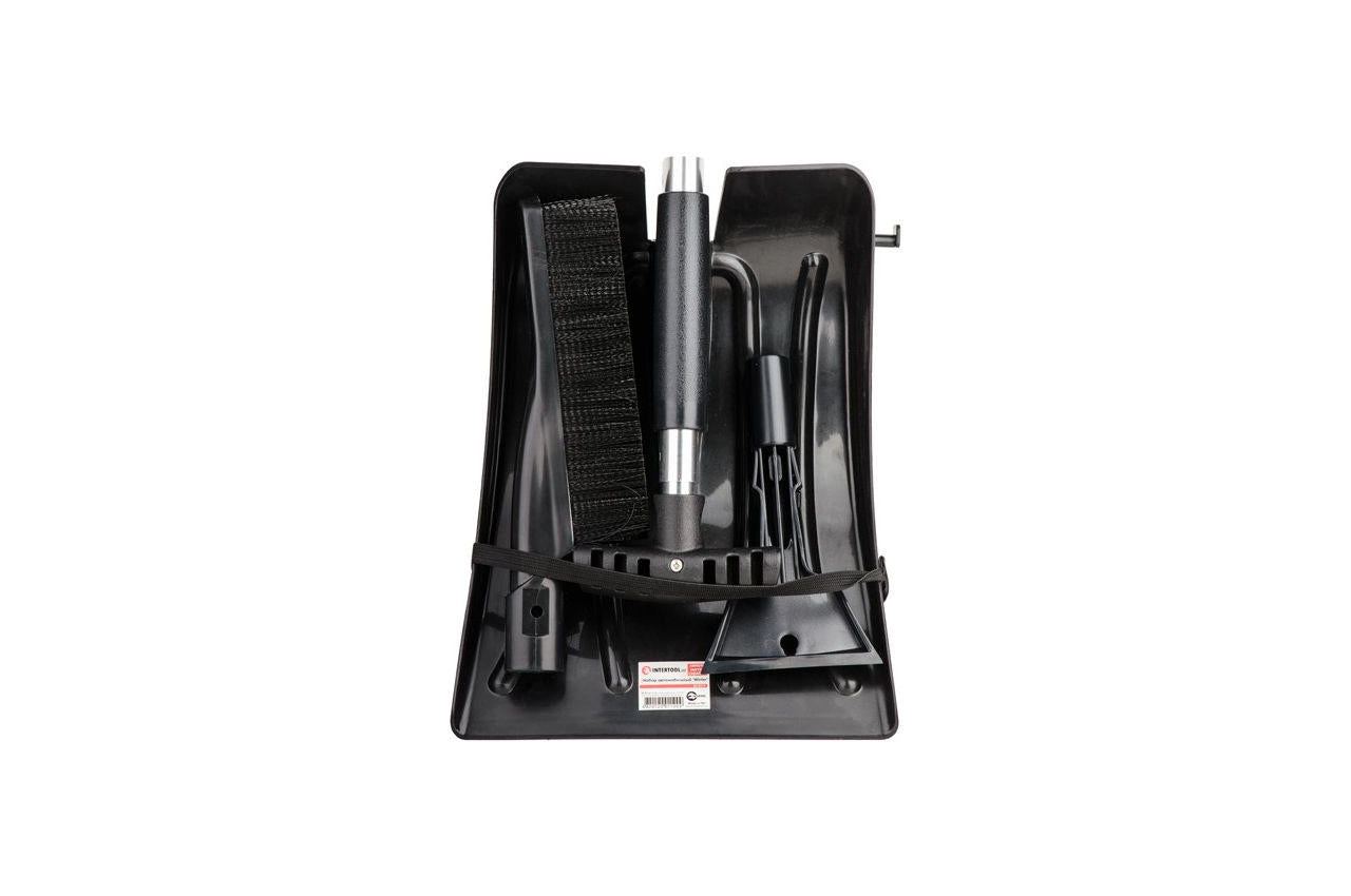 Набор автомобильный Intertool - лопата, щетка, скребок