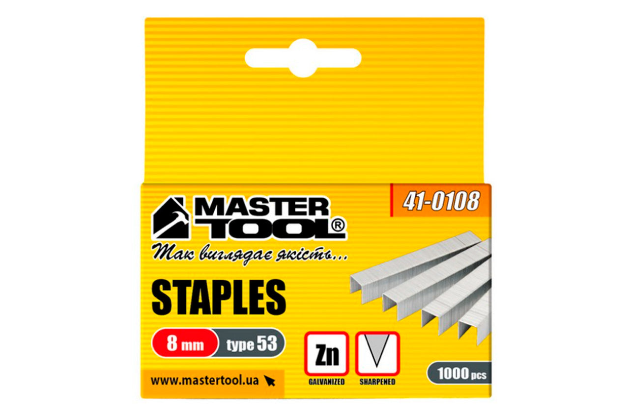 Скоба Титул - 8 x 0,7 x 11,3 мм (1000 шт.)