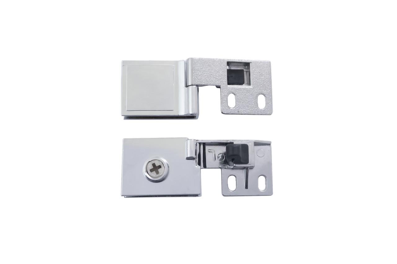 Петля мебельная FZB - на стекло CP (2 шт.)