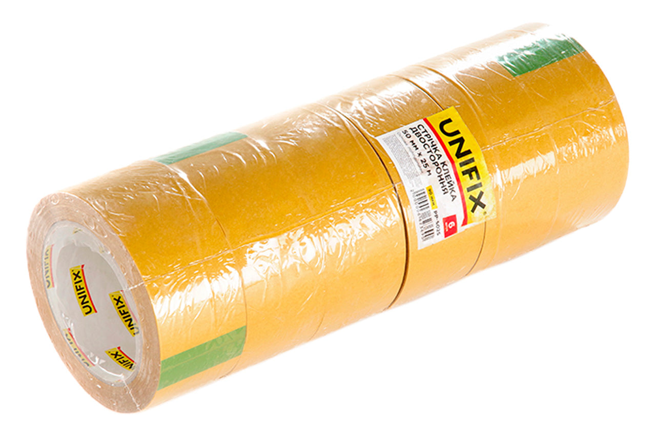 Скотч двухсторонний Unifix - 50 мм x 25 м полипропилен