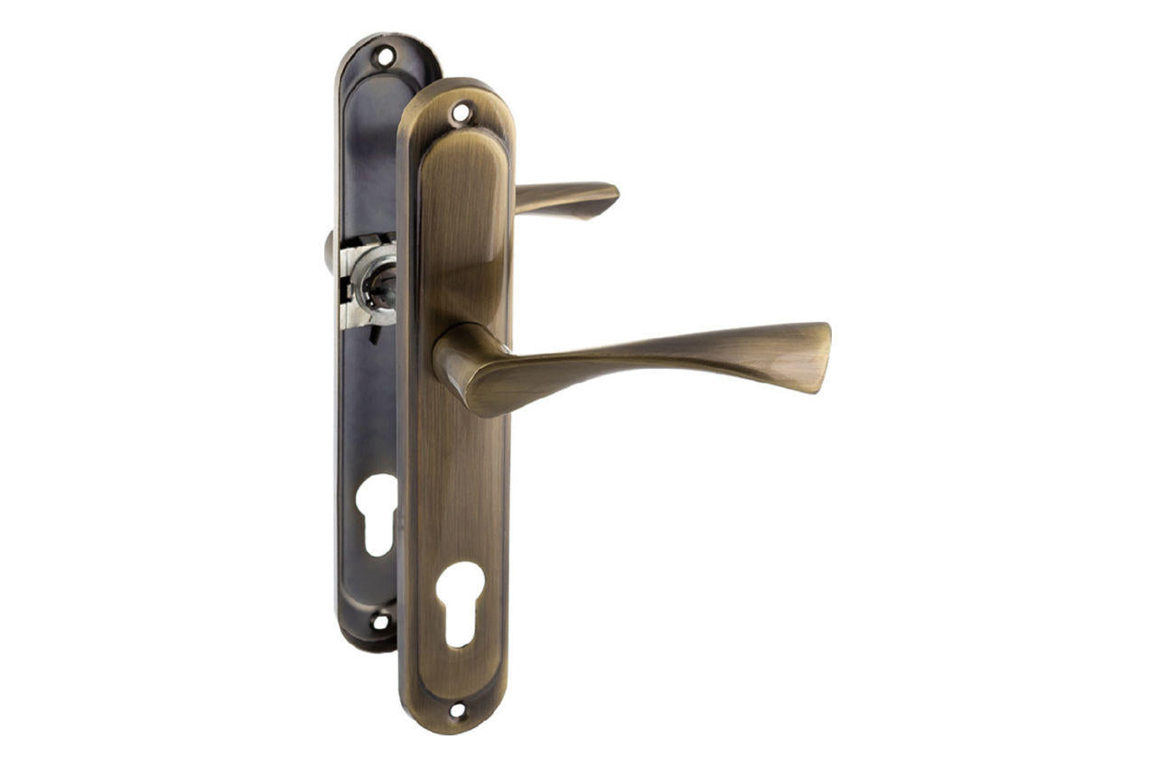 Ручка на планке под цилиндр FZB - 85 мм ET-257 AB