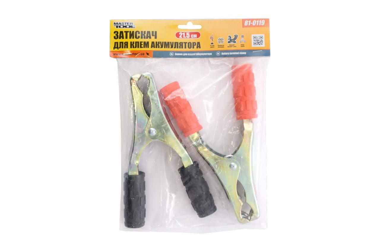 Зажимы для клемм аккумулятора Mastertool - 215 мм