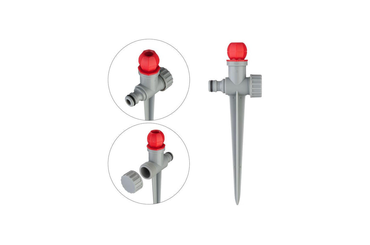 Дождеватель Intertool - статический на костыле шар