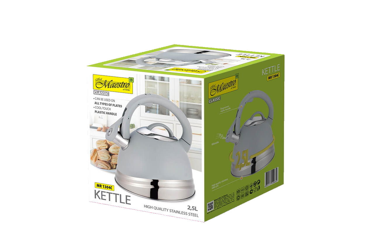 Чайник нержавеющий Basic - 2,5 л MR-1304