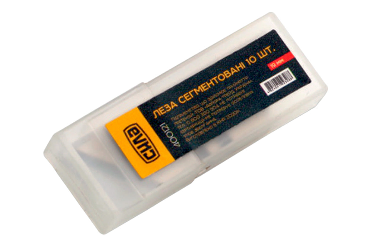 Лезвие трапециевидное Сила - 60 x 19 мм (10 шт.)