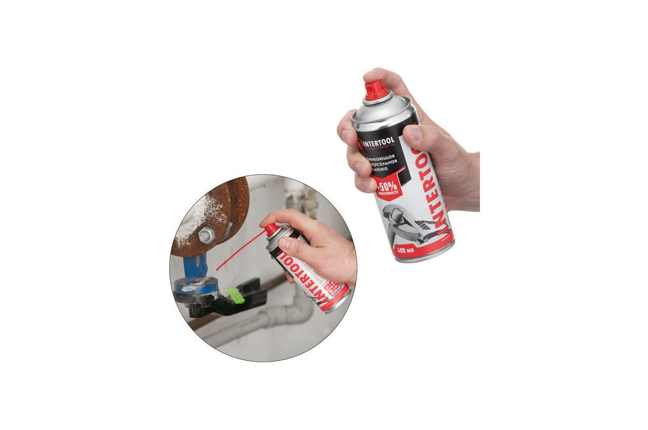 Смазка проникающая Intertool - 400 мл FS-4040
