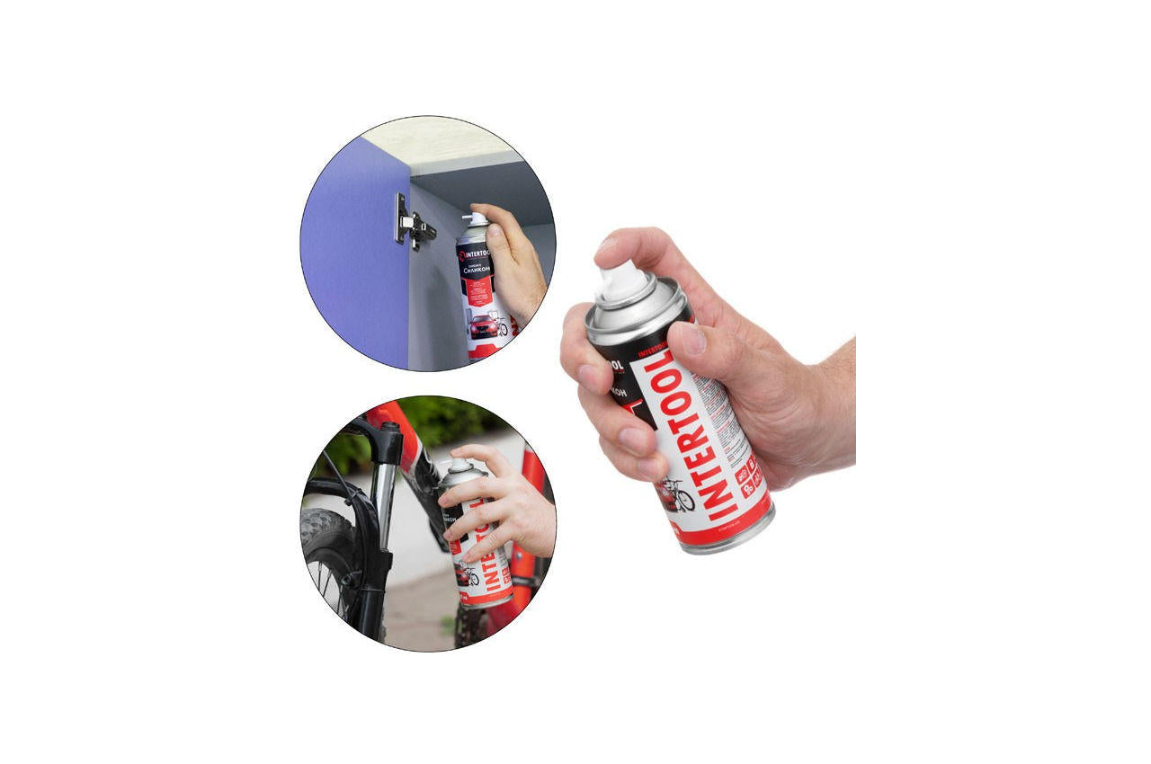 Смазка силиконовая Intertool - 200 мл FS-6020