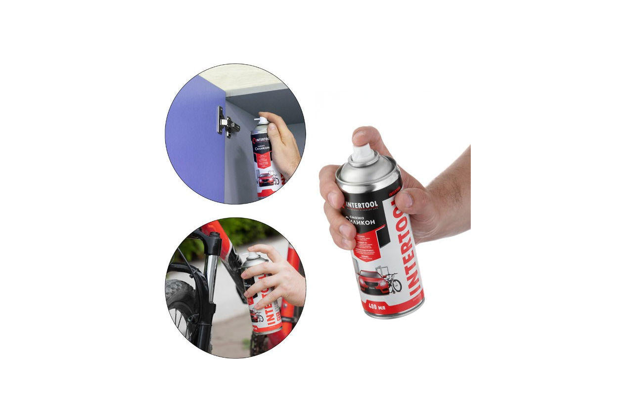Смазка силиконовая Intertool - 400 мл FS-6040