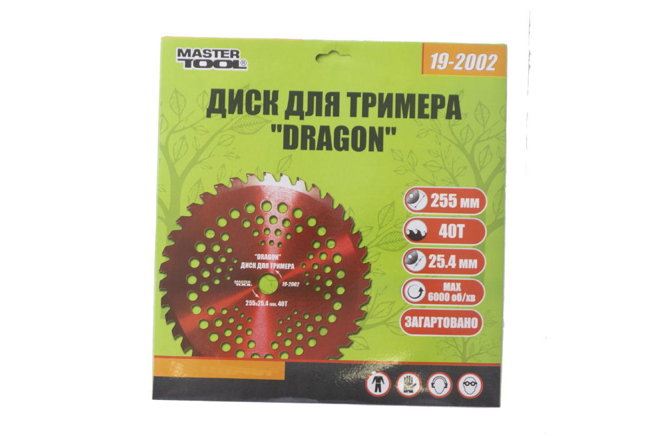 Диск для триммера Mastertool - 255 мм x 40 Т Dragon