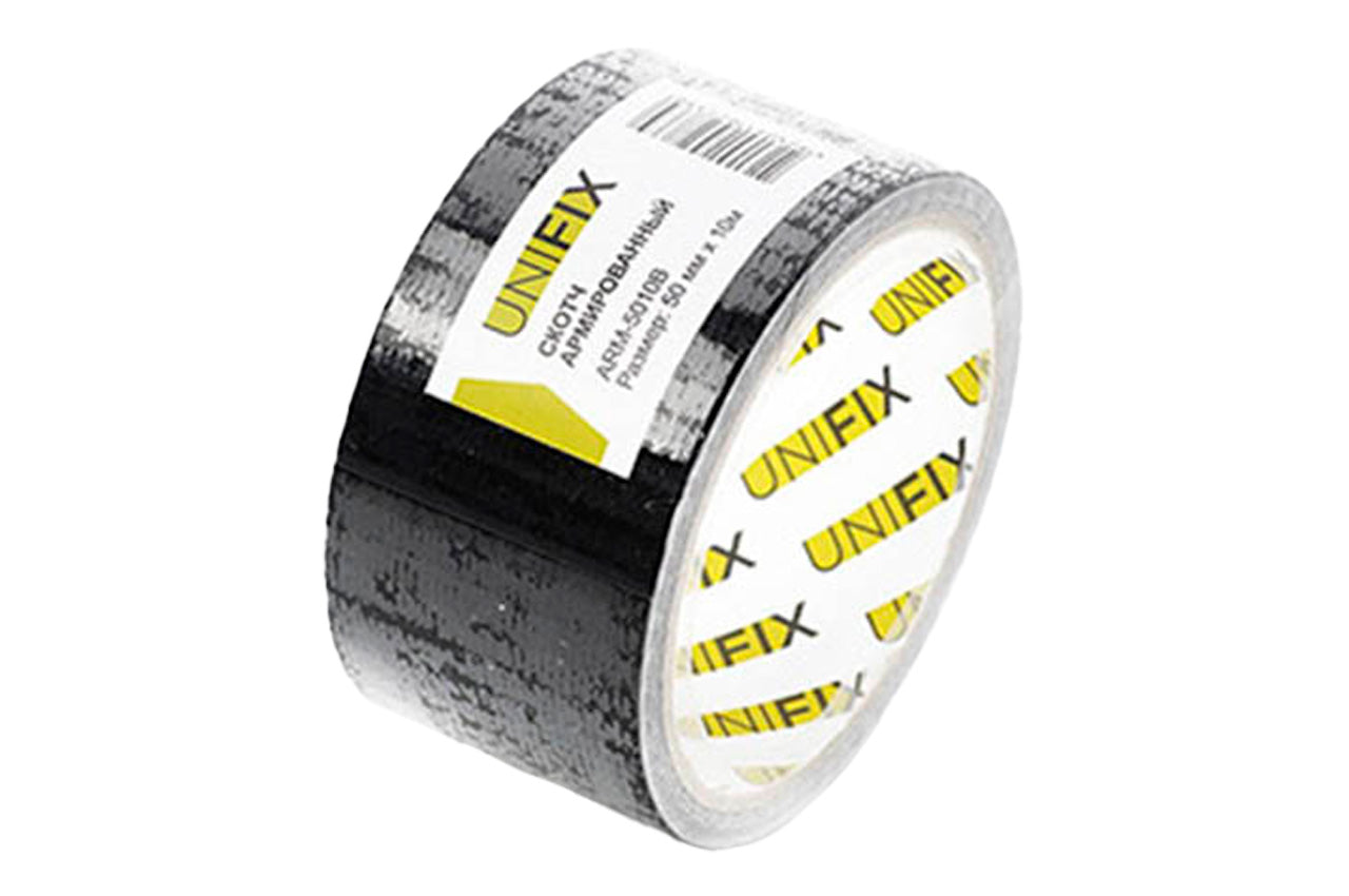Лента армированная Unifix - 50 мм x 10 м черная