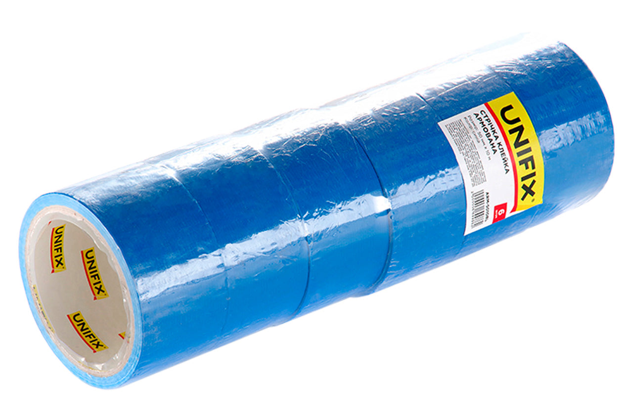 Лента армированная Unifix - 50 мм x 10 м синяя