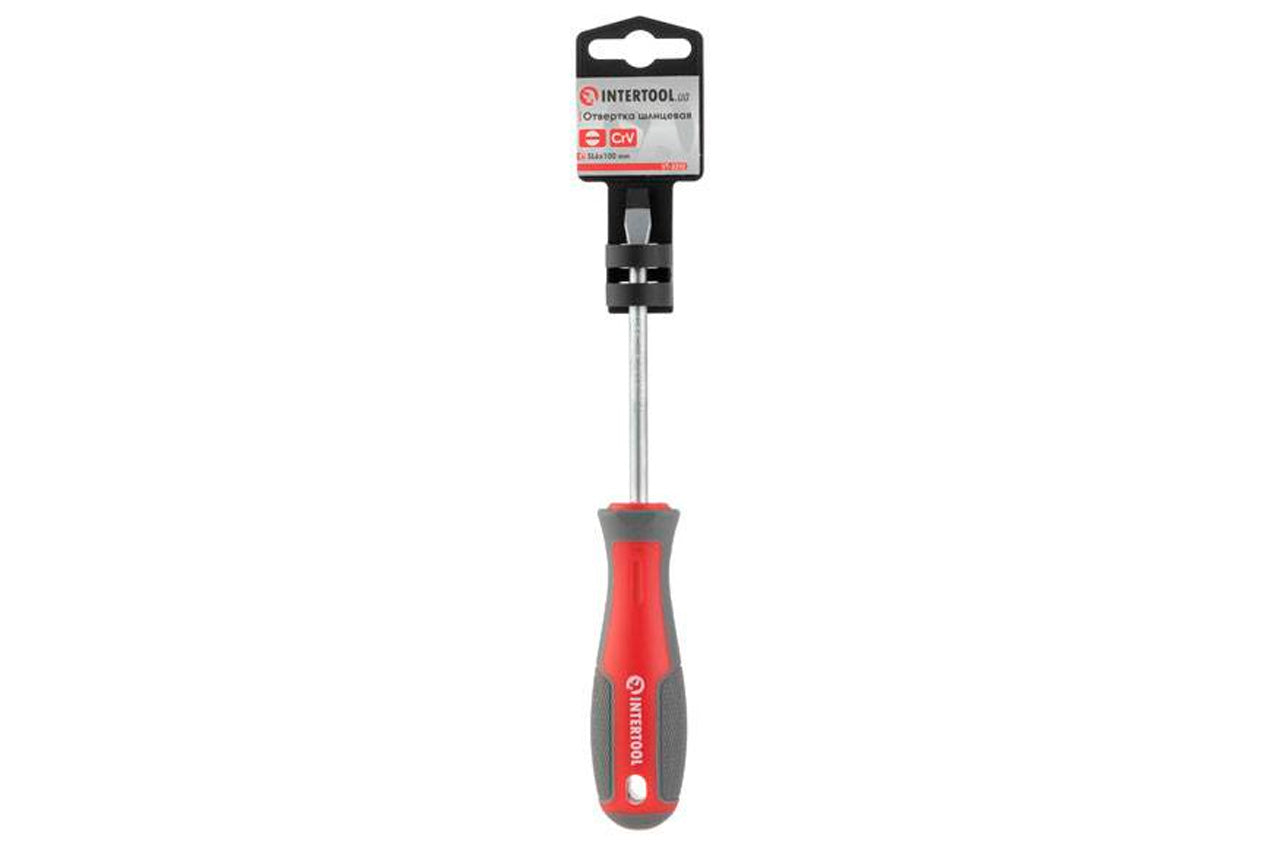 Отвертка Intertool - SL6 x 100 мм Pro