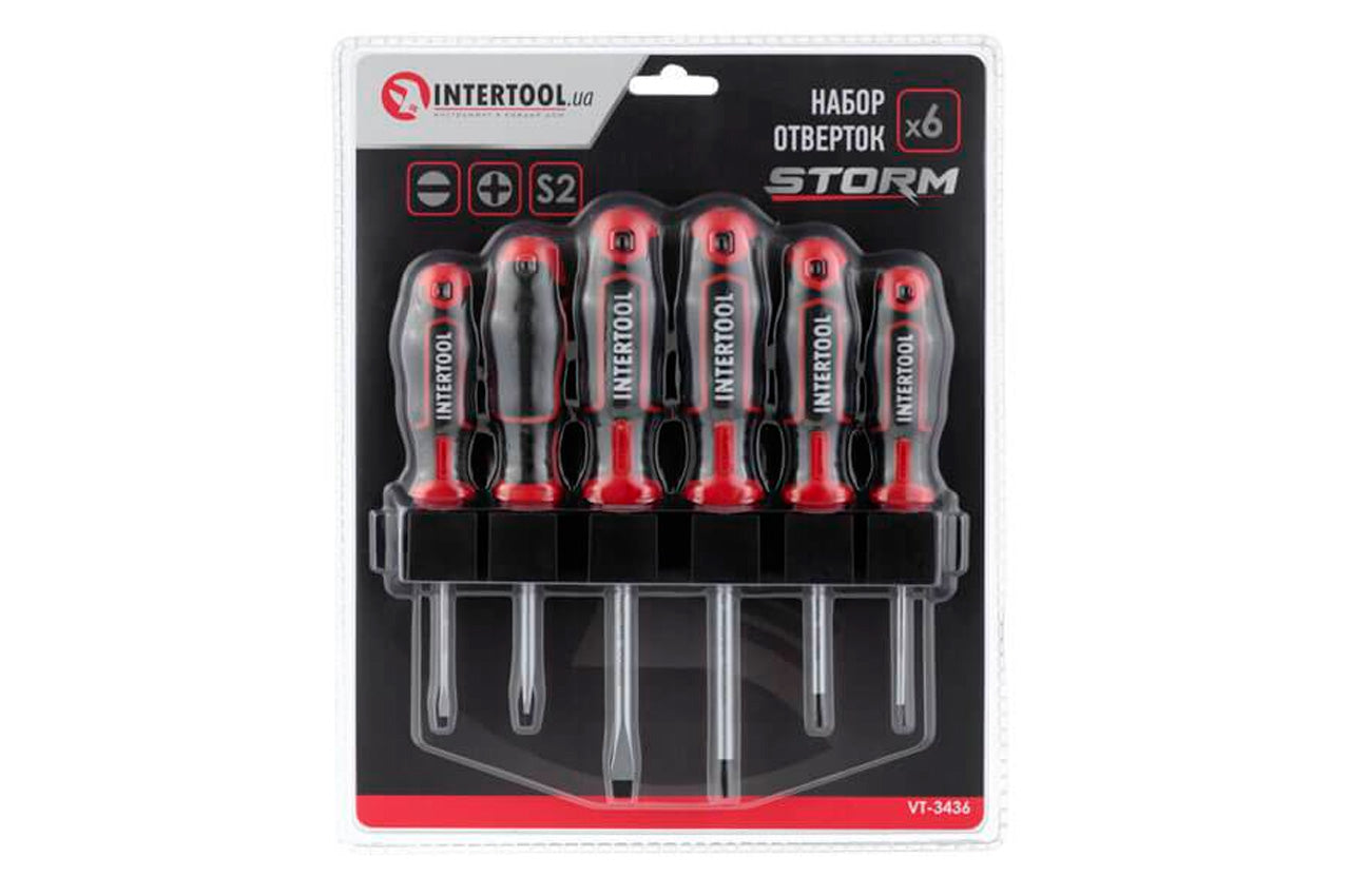 Набор отверток Intertool - Storm (6 шт.)
