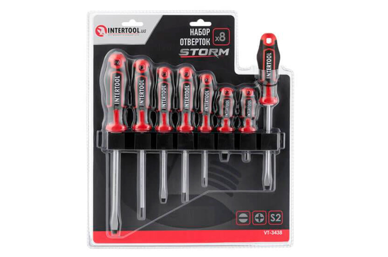 Набор отверток Intertool - Storm (8 шт.)