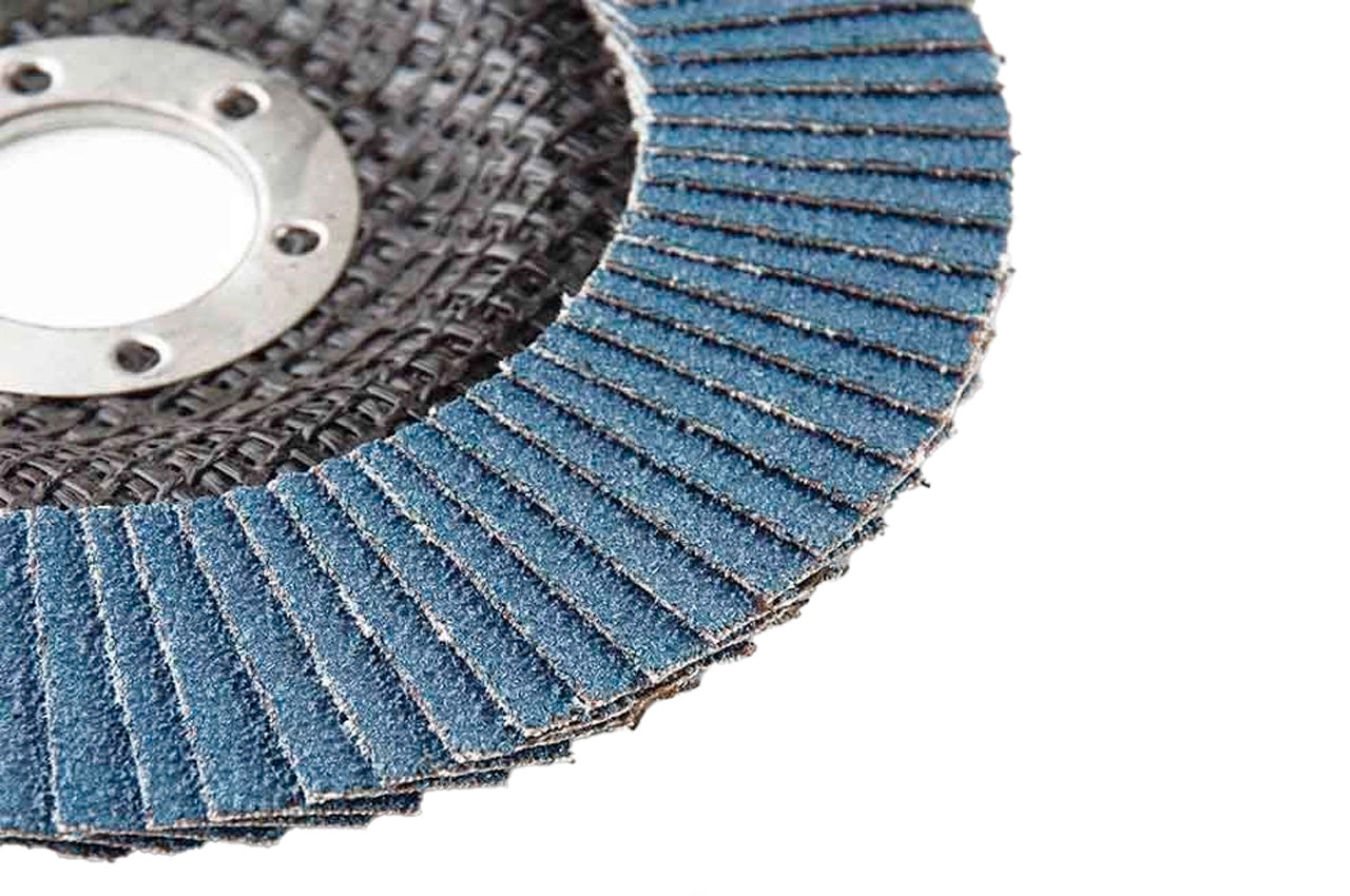 Круг лепестковый торцевой Apro - 125 мм x Р80 цирконий прямой