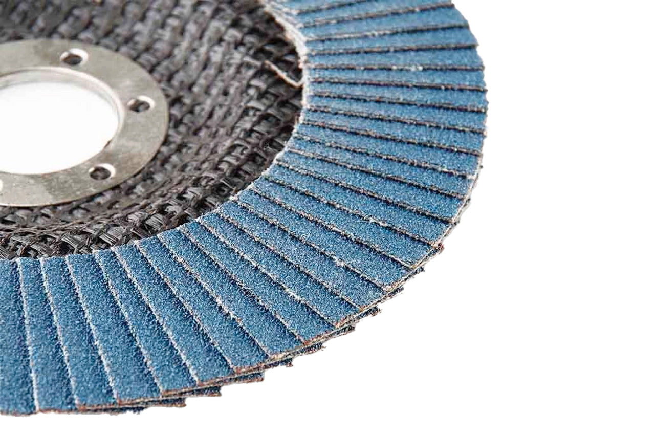 Круг лепестковый торцевой Apro - 125 мм x Р100 цирконий прямой