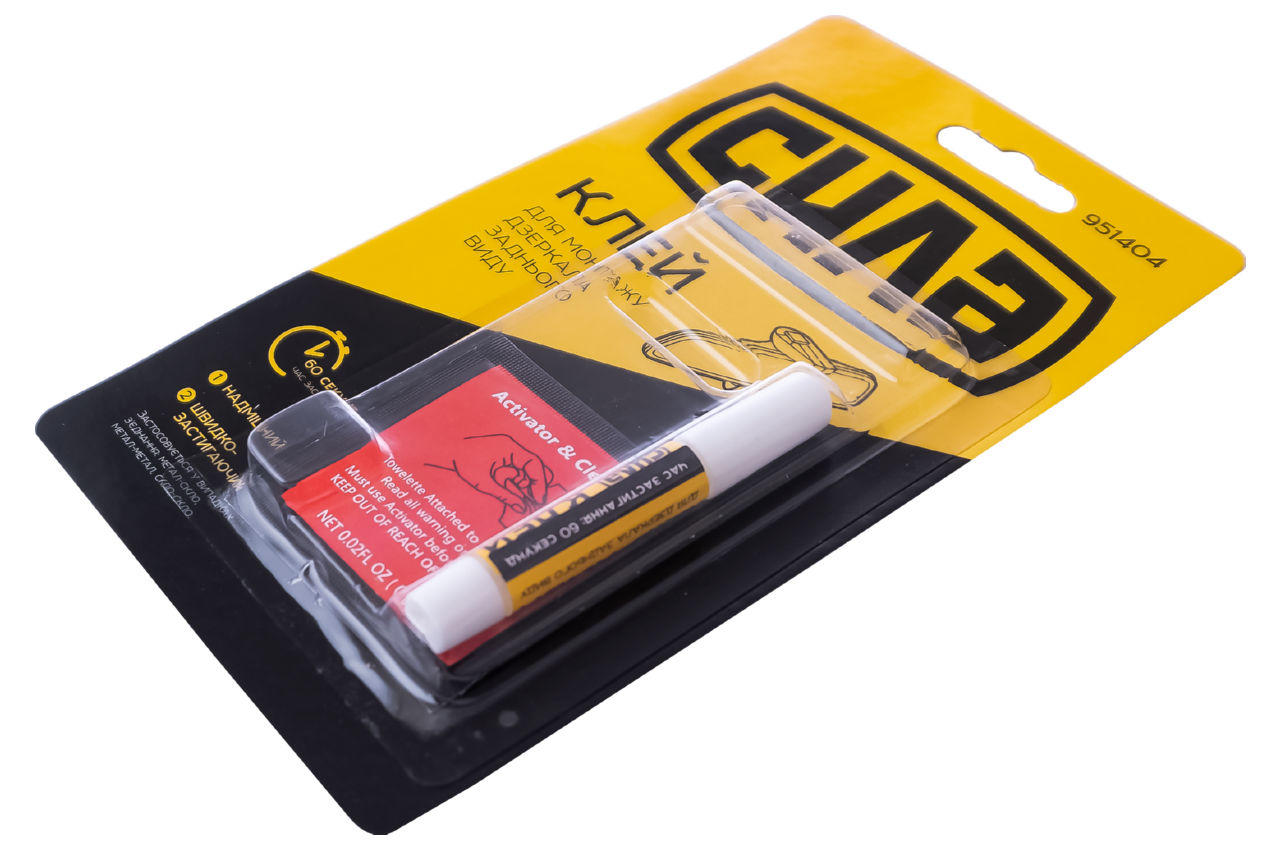 Клей для зеркал заднего вида Сила - 0,4 x 0,6 мл