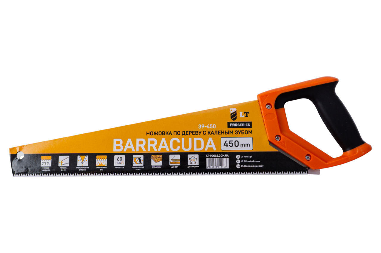 Ножовка по дереву LT - 450 мм x 7T x 3D Barracuda
