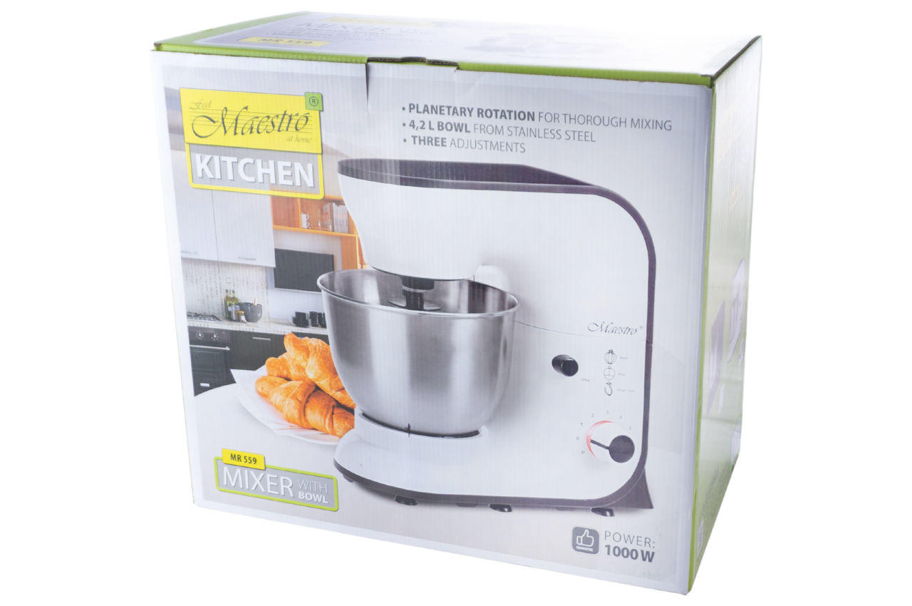 Міксер планетарний Maestro MR-559-White