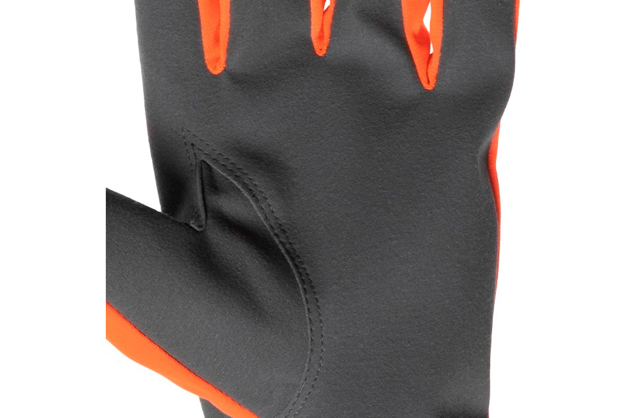 Перчатка Intertool - комбинированная козья кожа флуоресцентная оранжевая 10"