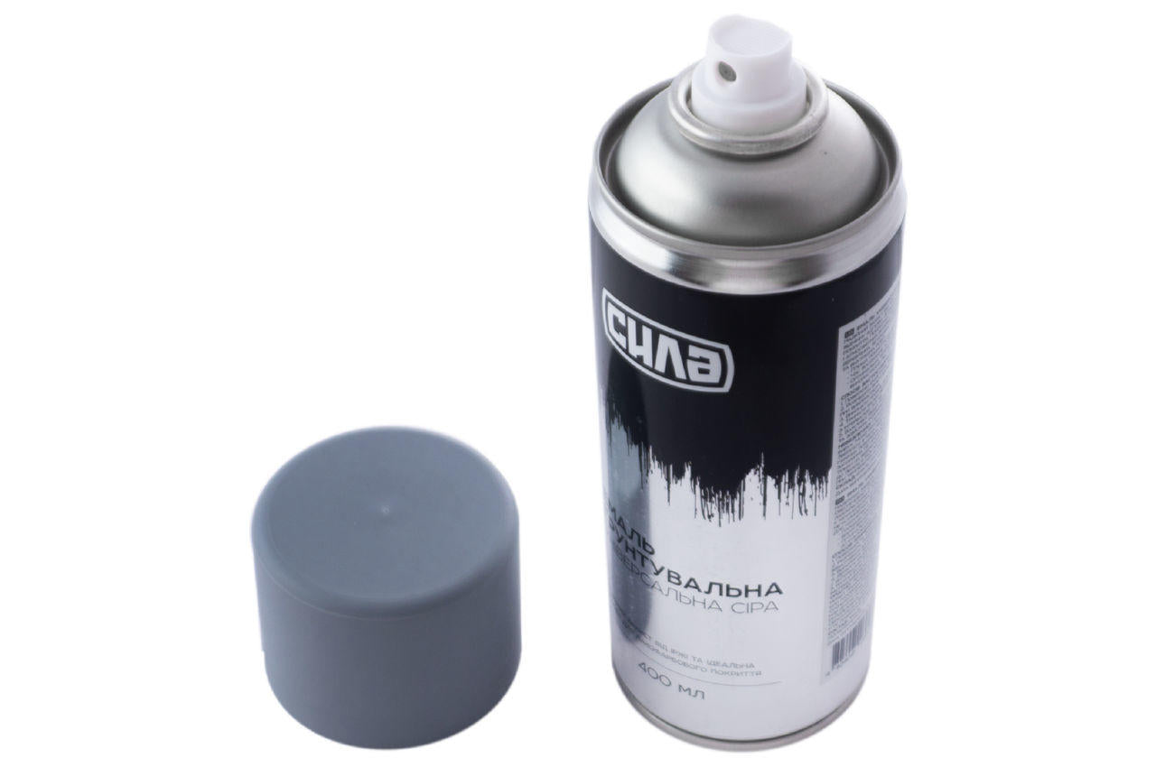 Грунтовка аэрозольная Сила - 400 мл серая