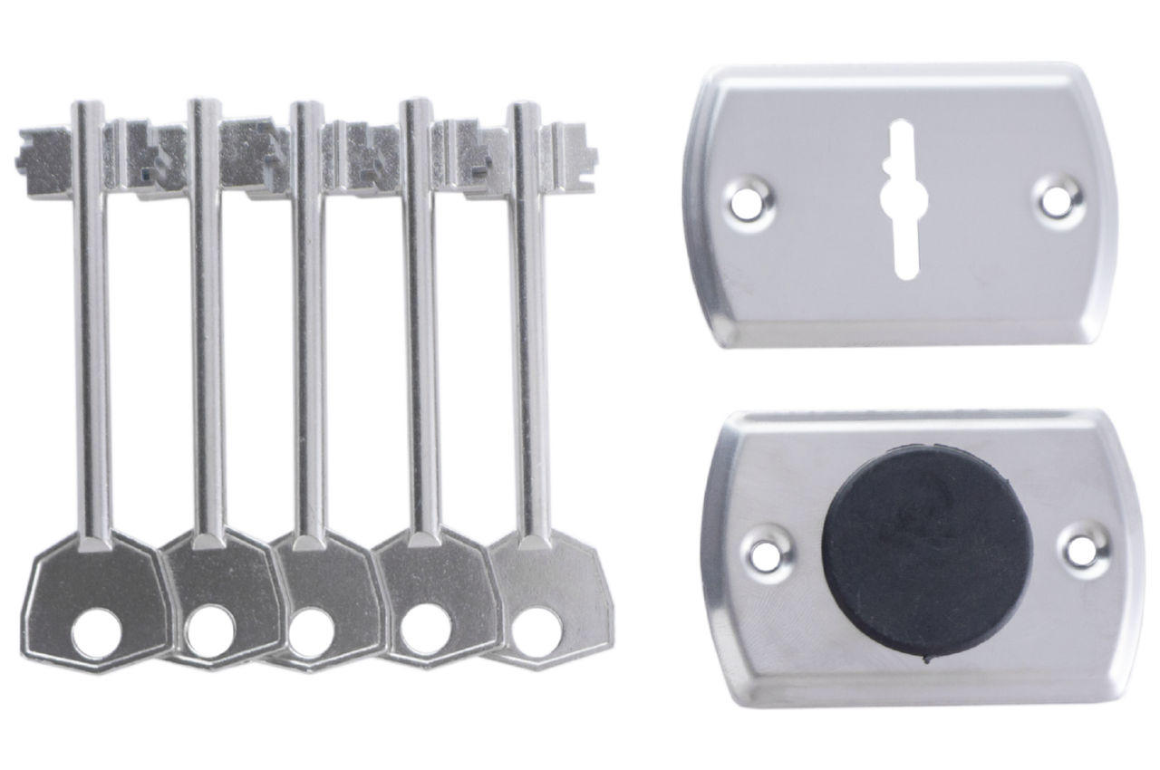 Замок врезной FZB - CY1082 металл 5кл CP