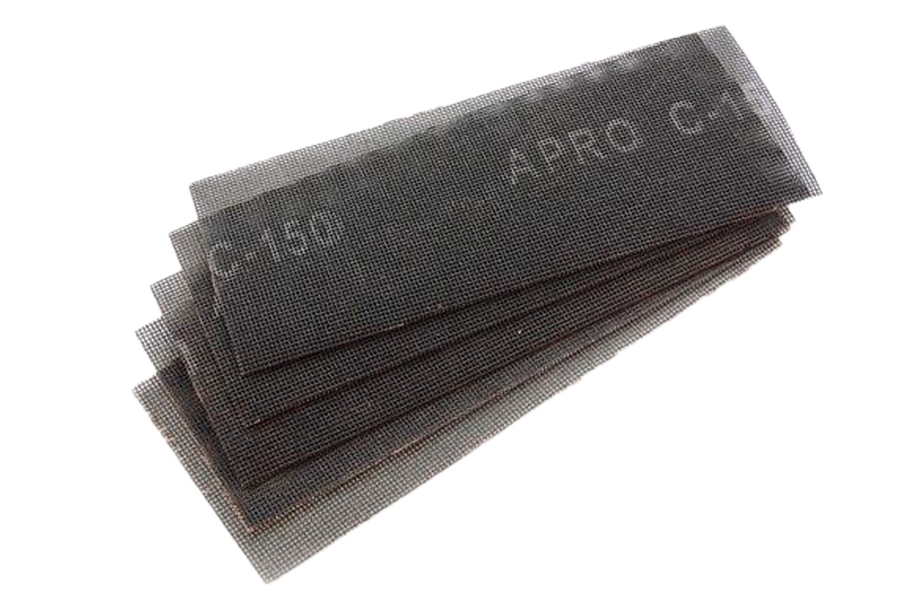 Сетка абразивная Apro - 115 x 280 мм x Р150 PRO (5 шт.)