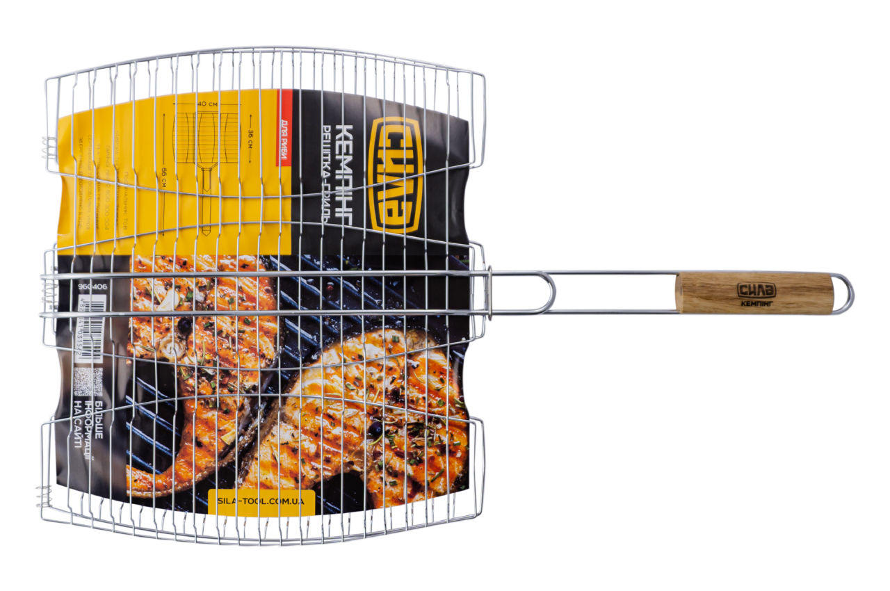 Решетка-гриль Скаут - 400 x 360 мм для рыбы