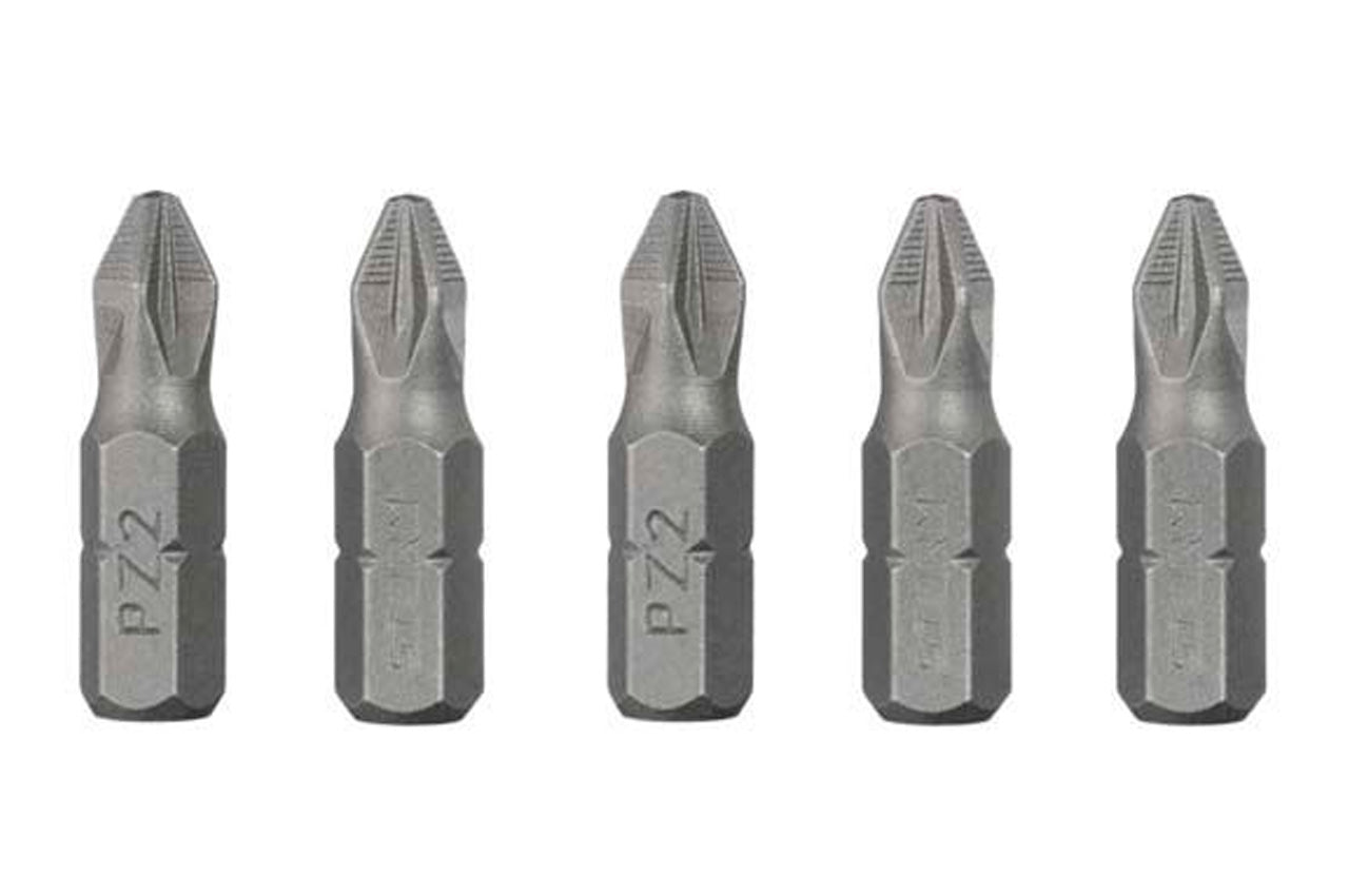 Біта Intertool - PZ2 x 25 мм Storm (5 шт.)