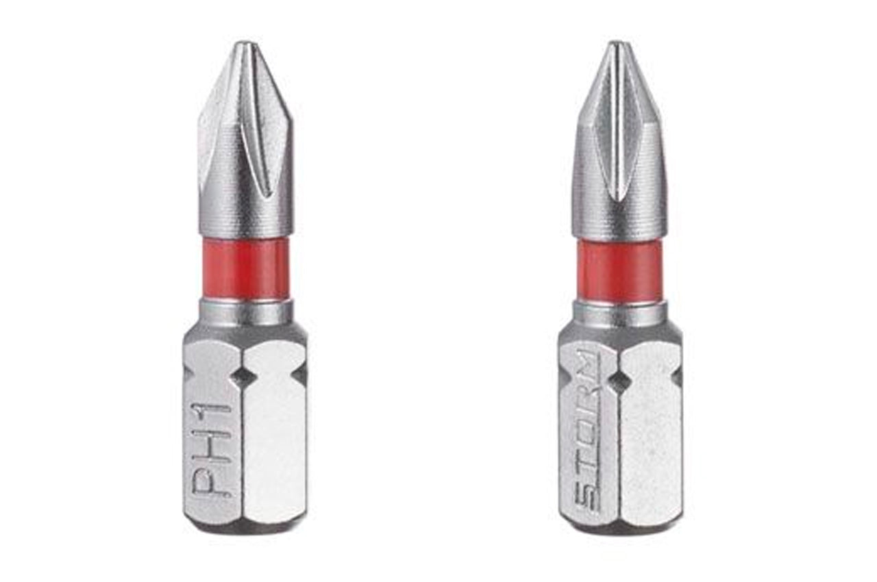 Бита Intertool - PH1 x 25 мм Storm (2 шт.)