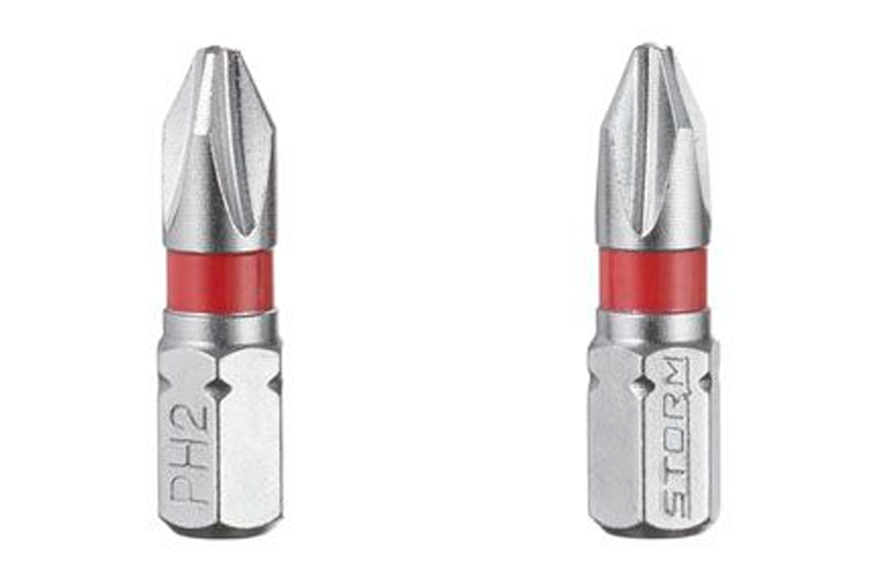 Бита Intertool - PH2 x 25 мм Storm (2 шт.)