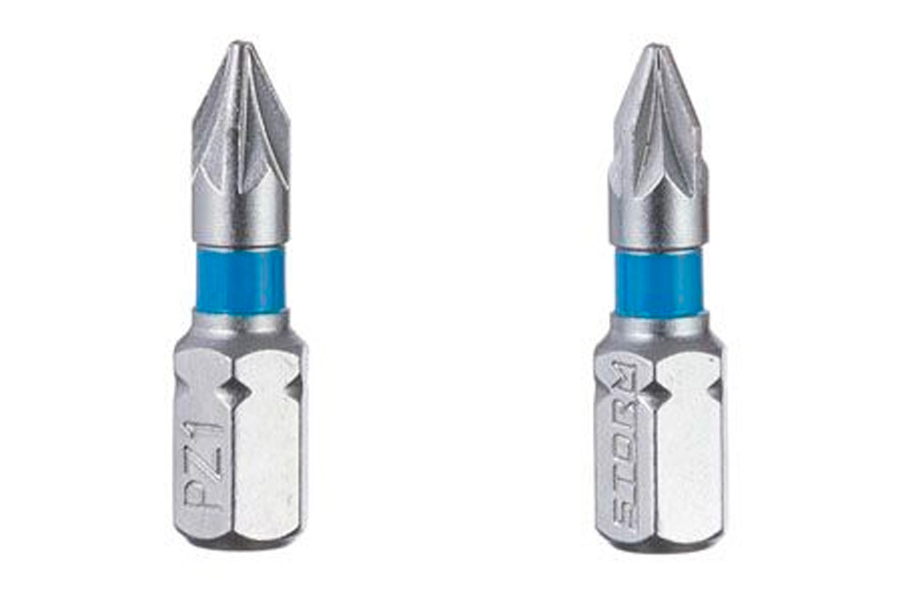 Бита Intertool - PZ1 x 25 мм Storm (2 шт.)