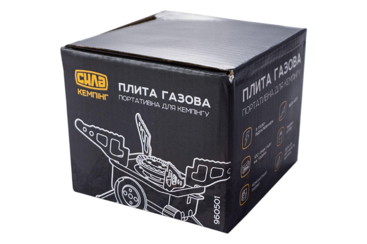 Плита газовая портативная Сила - 220 x 220 x 110 мм тетра