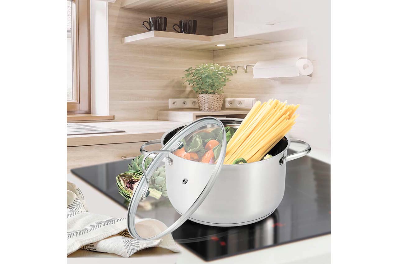 Кастрюля нержавеющая Maestro - 200 мм x 3,4 л