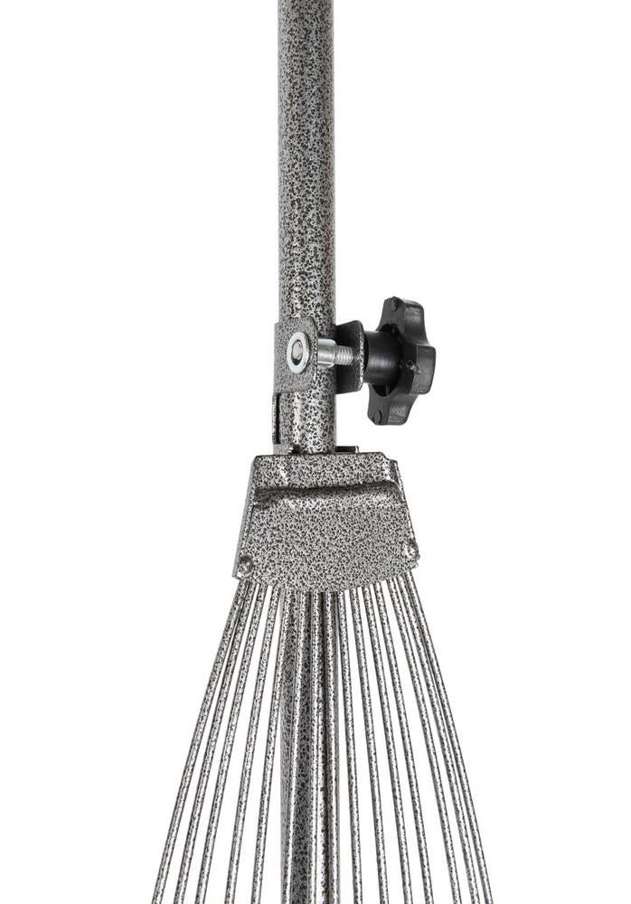 Грабли веерные Mastertool - 15 прутьев раздвижные с ручкой