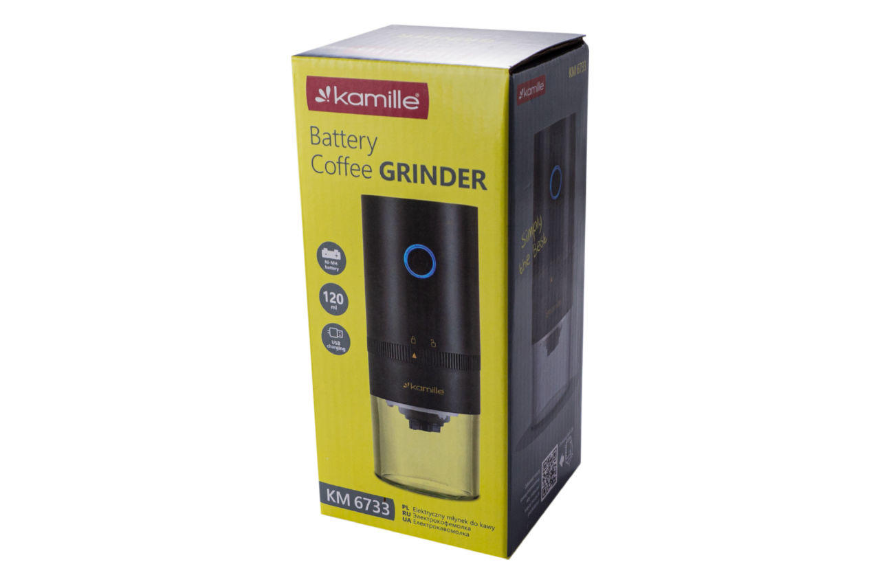 Кофемолка аккумуляторная Kamille KM-6733