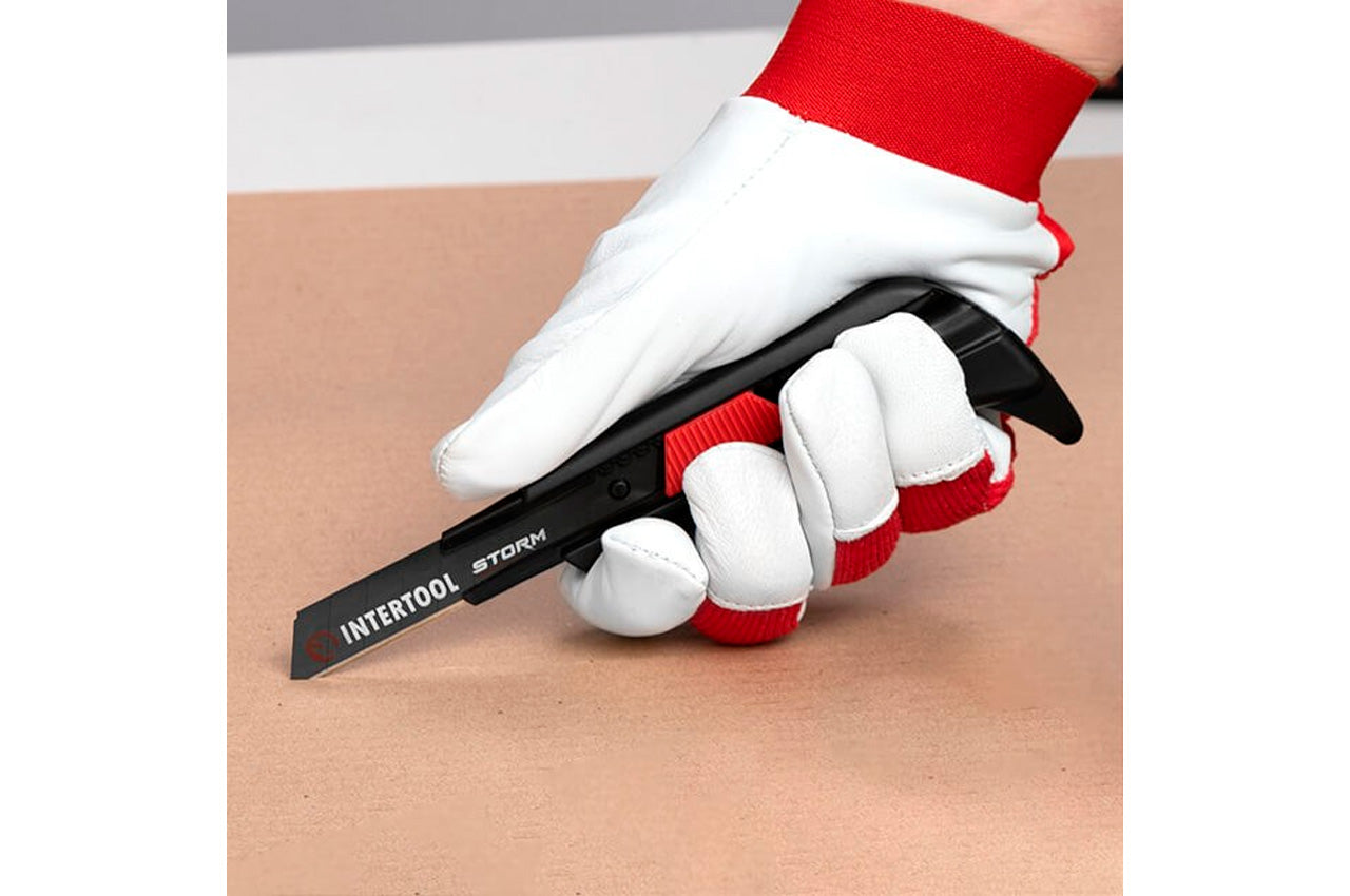 Нож сегментный Intertool-Storm - 18 мм для линолеума